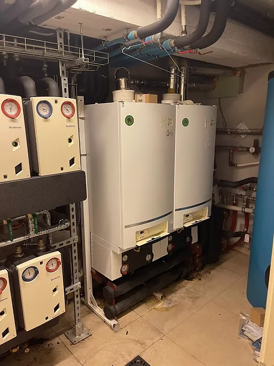 Installation d'une chaudière gaz à condensation dans une maison bruxelloise