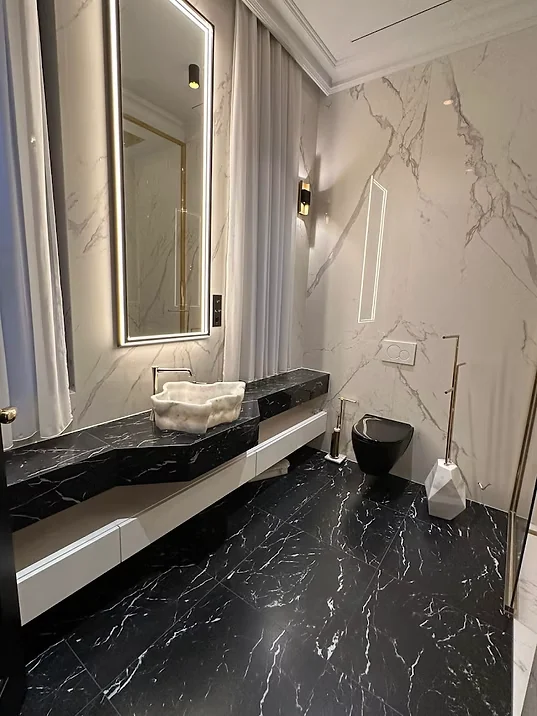Salle de bain rénovée par Bruno & Fils à Bruxelles